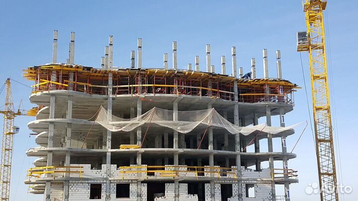 Сетка строительная фасадная зеленая рулон