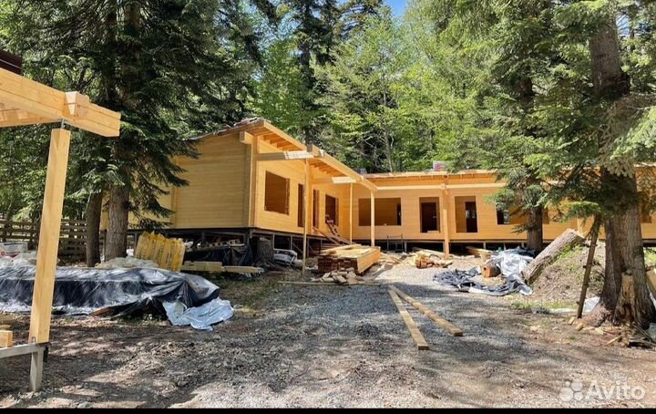 Строительство домов из клееного бруса пол ключ