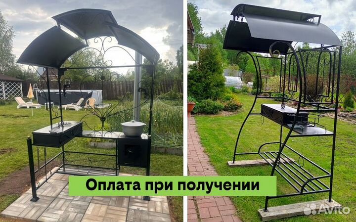 Мангал казан беседка
