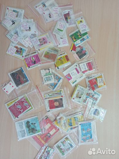 Фантики и вкладыши от жевачек СССР больше 1000шт