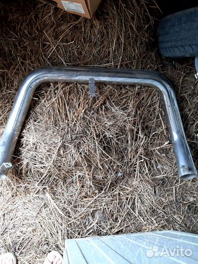 Хромированные пороги кенгурятник