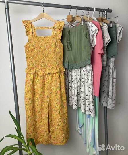 Летние вещи пакетом девочке 140/146 Zara hm