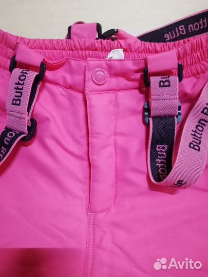 Брюки утепленные button blue 146