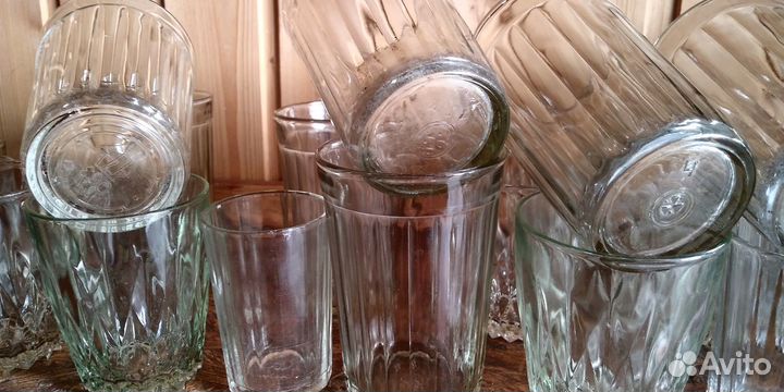 Стаканы граненые СССР 4- х видов