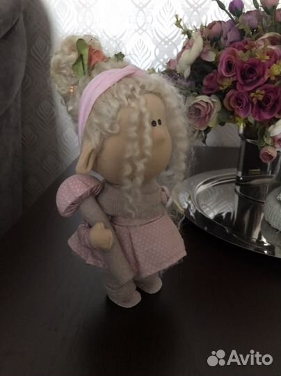 Текстильная кукла тильда