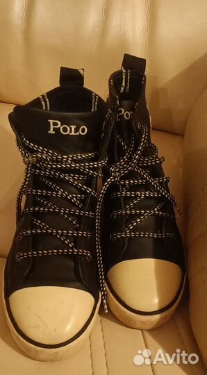 Кеды кожаные polo