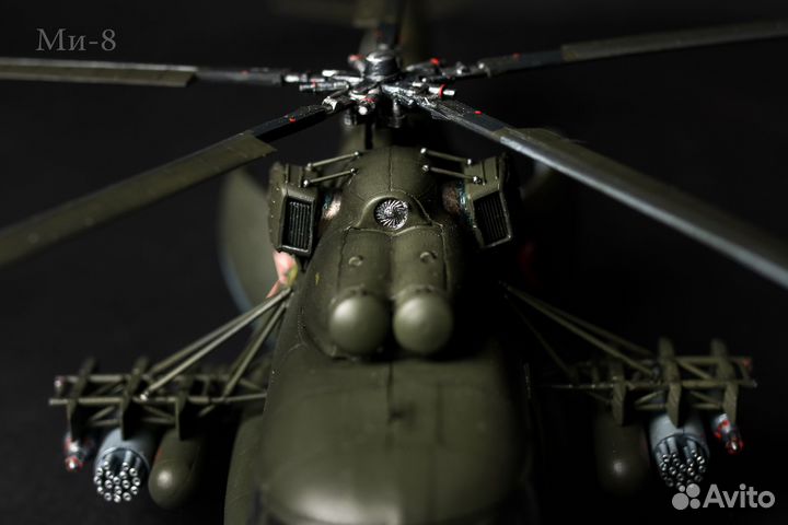 Модель вертолета ми-8