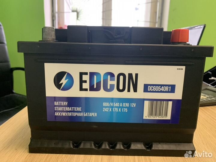 Акб 60 Ач Edcon