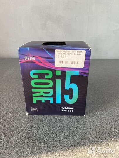 Процессор intel core i5 9400f