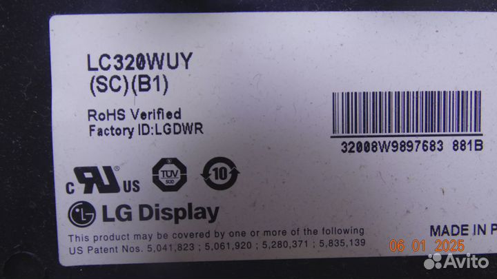 715G3812-P02-H20-003D philips 32PFL3605/60