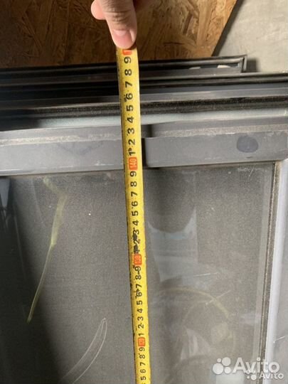 Продам балконную остекленную рамму серого цвета