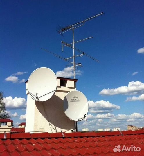 Спутниковое тв+интернет+виденаблюдение