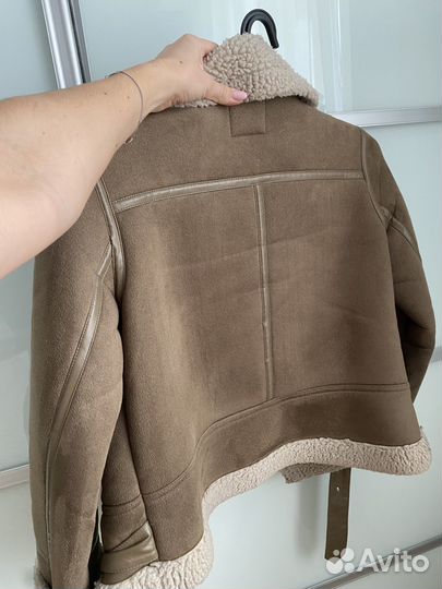 Дубленка женская zara