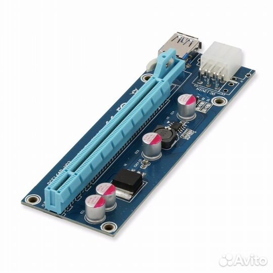 Райзер (Riser) pci-e 1x-16x для майнинга 6pin