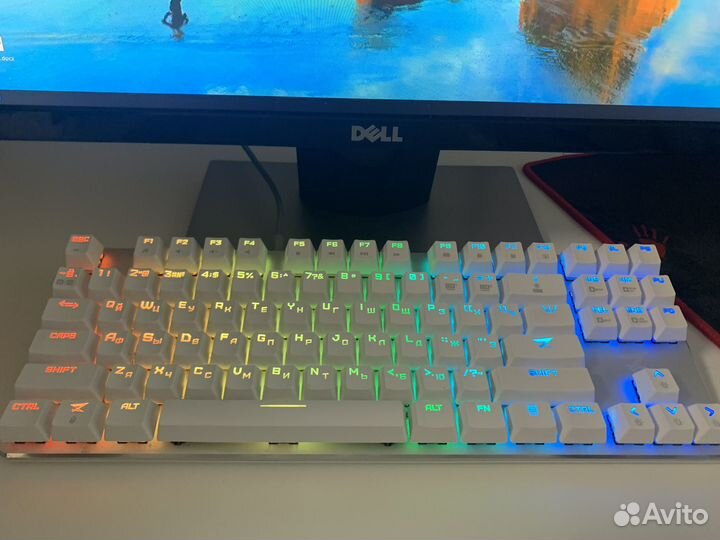 Клавиатура Zet gaming blade pro white