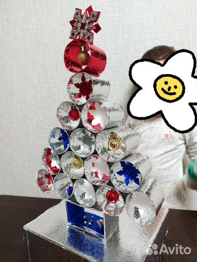 Зимняя поделка ёлка своими руками