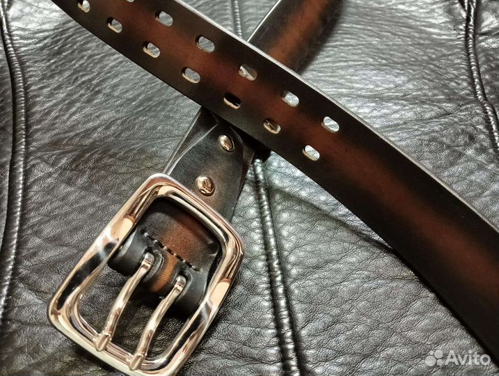 Ремни из натуральной кожи ручной работы