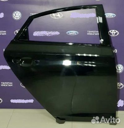 Дверь задняя правая Hyundai solaris 17-20 черный
