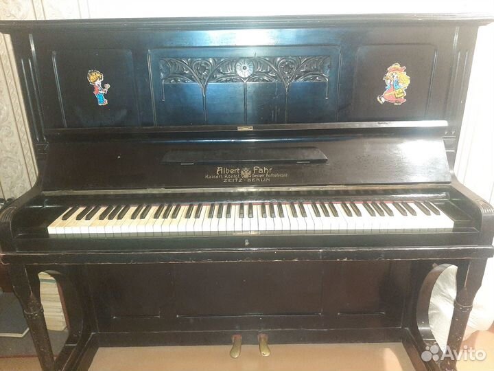 Пианино немецкого производства Albert Fahr. Zeitz
