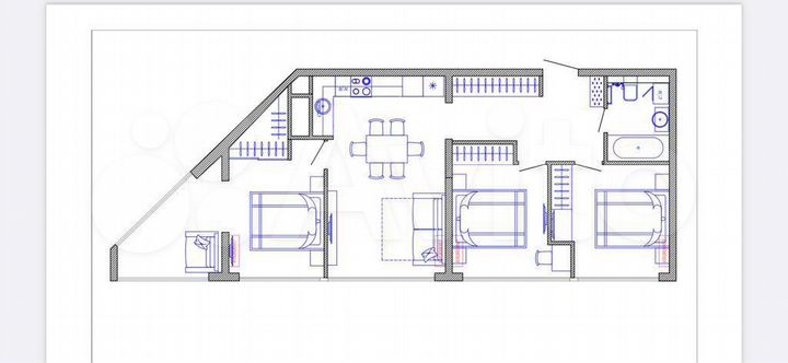 4-к. квартира, 78 м², 11/25 эт.