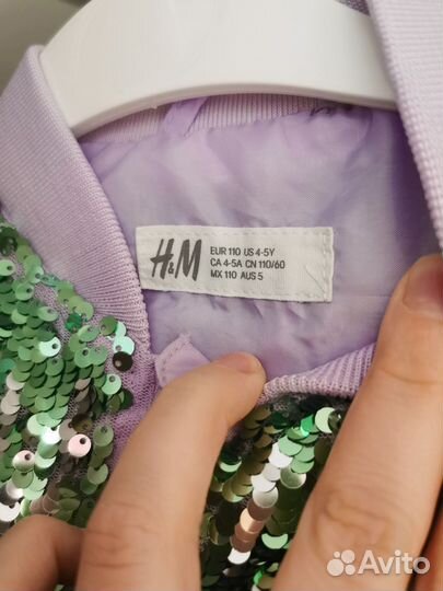 Бомбер h&m для девочки