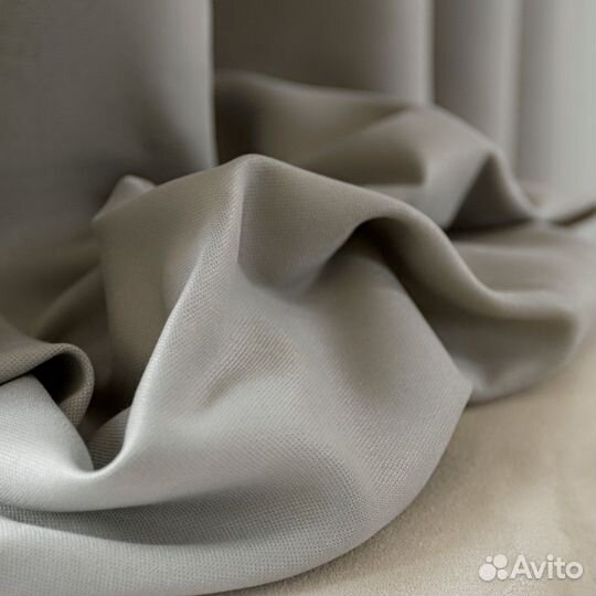 Комплект штор канвас Эдем Серый базальт