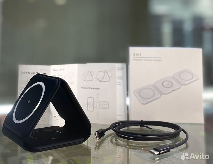 Беспроводная зарядка 3 в 1