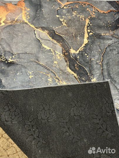 Ковер безворсовый, палас 150 на 100, мрамор