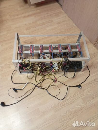 Каркас для майнинг фермы с содержимым или без