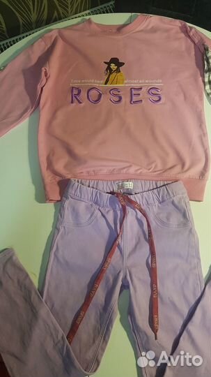 Пакет вещей для девочки для дачи,дома 122 размер