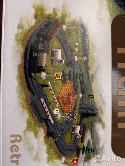 Игрушечная железная дорога 66 дет с электропоездом