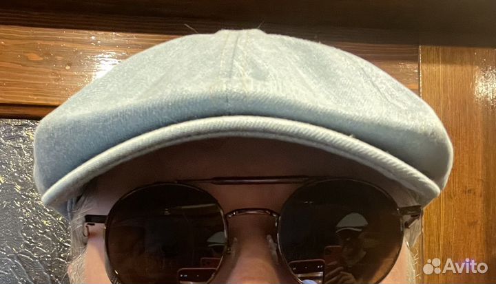 Кепка хулиганка восьмиклинка джинсовая