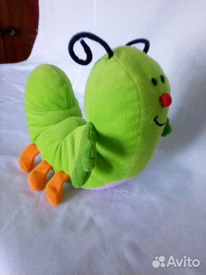 Подушка- подголовник на шею, в виде гусеницы, для