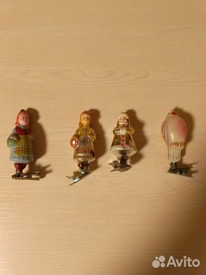 Елочные игрушки СССР на прищепке