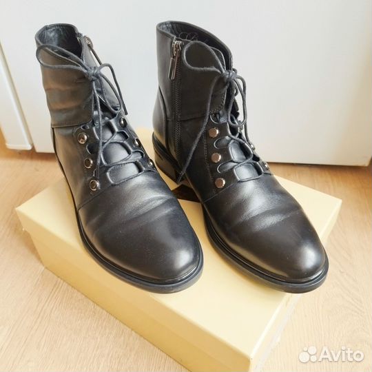 Полусапожки 38 нат.кожа новые