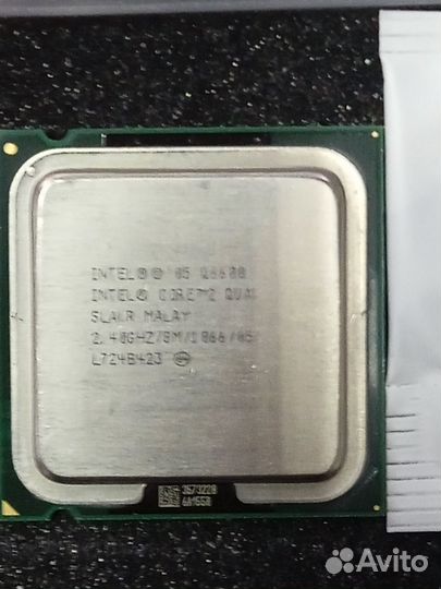 Процессор Q6600 Lga775 четырёх ядерный