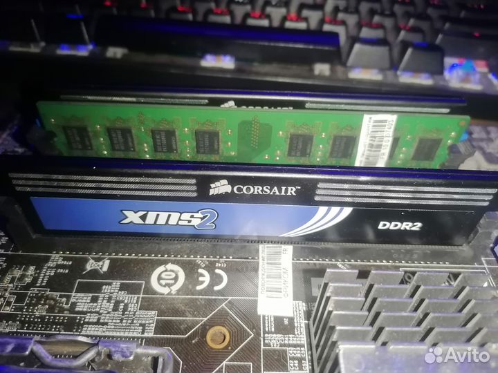 Материнская плата с процессором