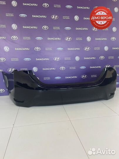Бампер задний Toyota corolla E180 (14-17) черный