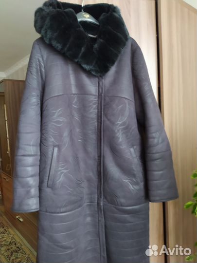 Дубленка женская зимняя 48 50