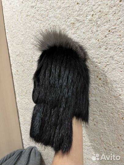 Шапка норковая