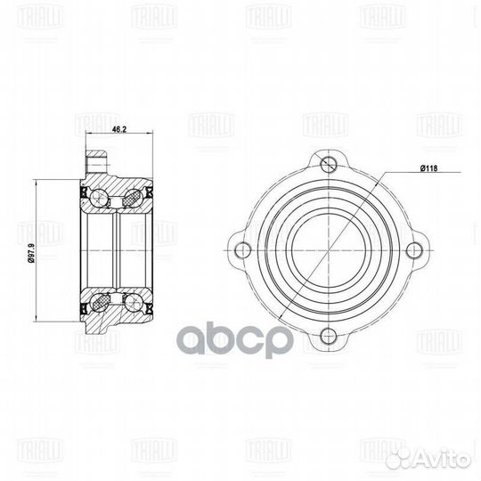 Ступица для а/м BMW X5 (E70) (07) /X5 (F15) (13