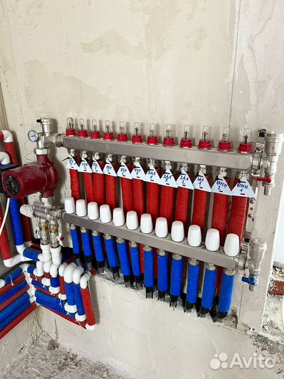 Монтаж систем отопления водоснабжения канализации