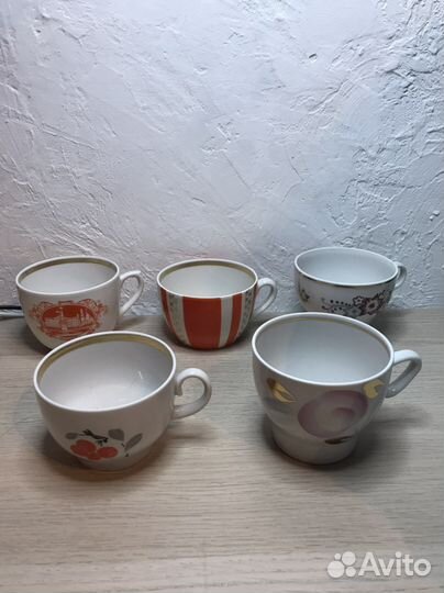 Чашки, чайные пары, блюдца СССР