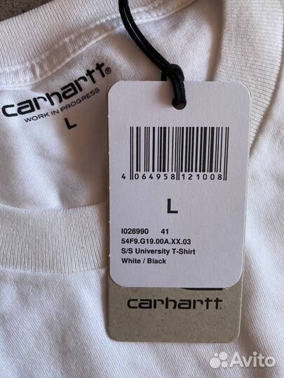 Футболка Carhartt WIP Новая Оригинал