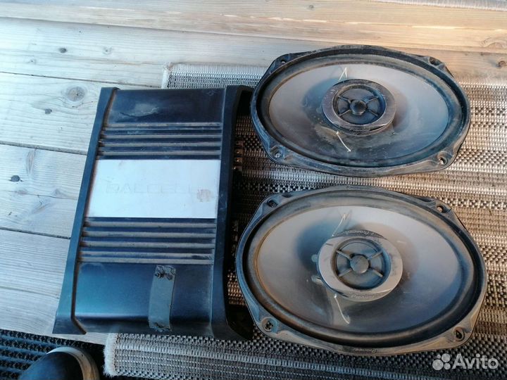 Усилитель calcell + колонки pioner