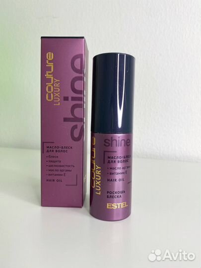 Масло-блеск для волос
