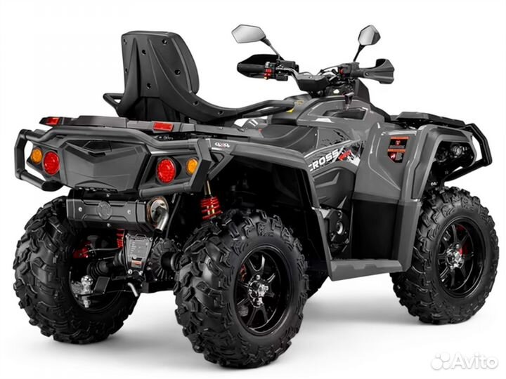 Квадроцикл Odes ATV650 двухместный серый