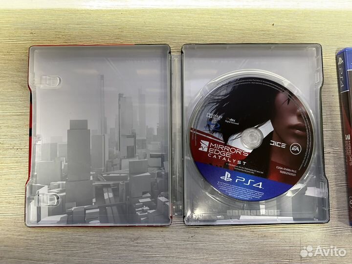 Mirrors edge Catalyst Steelbook ps4 без игры