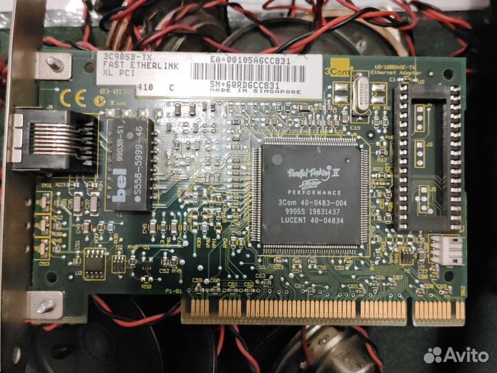 Сетевые карты ISA PCI PCI-E с 1992г. 15 моделей
