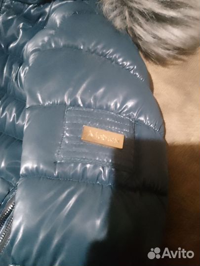 Пуховик для девочки 128 модех